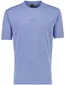 T-shirt BOSS Green blauw katoen normale fit