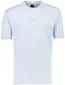 T-shirt BOSS Green lichtblauw katoen normale fit