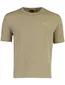 Normale fit t-shirt BOSS black beige structuur