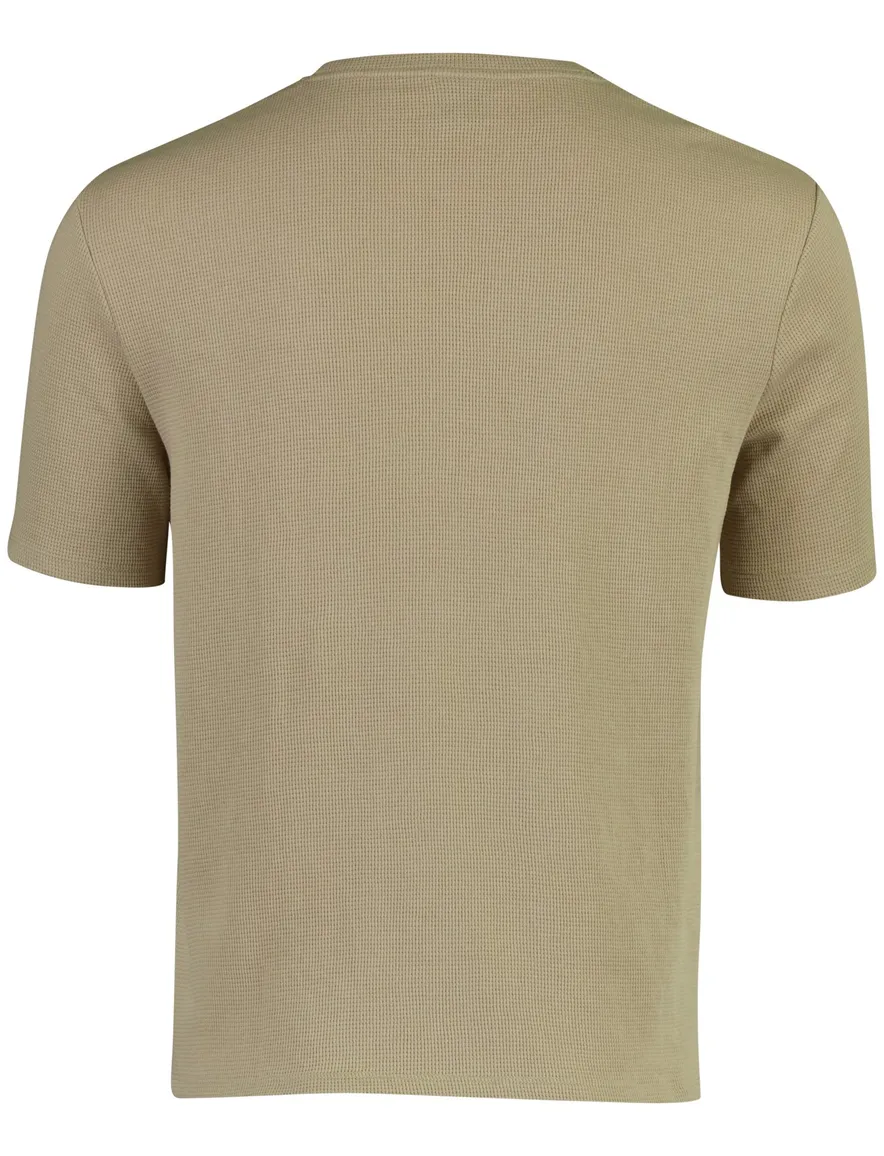 Normale fit t-shirt BOSS black beige structuur