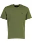 T-shirt BOSS Black Homewear donkergroen structuur