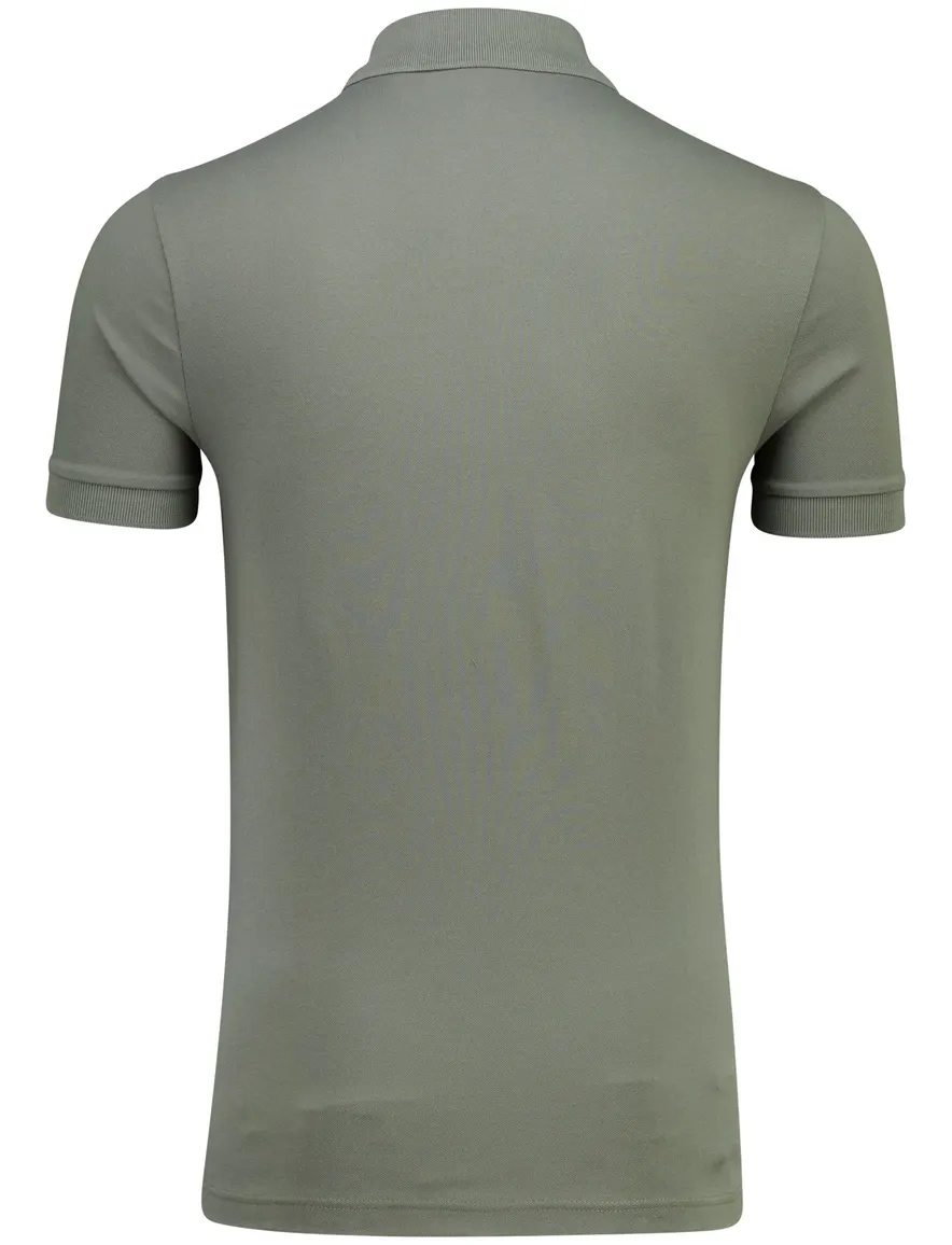 Boss Orange poloshirt groen Passerzip