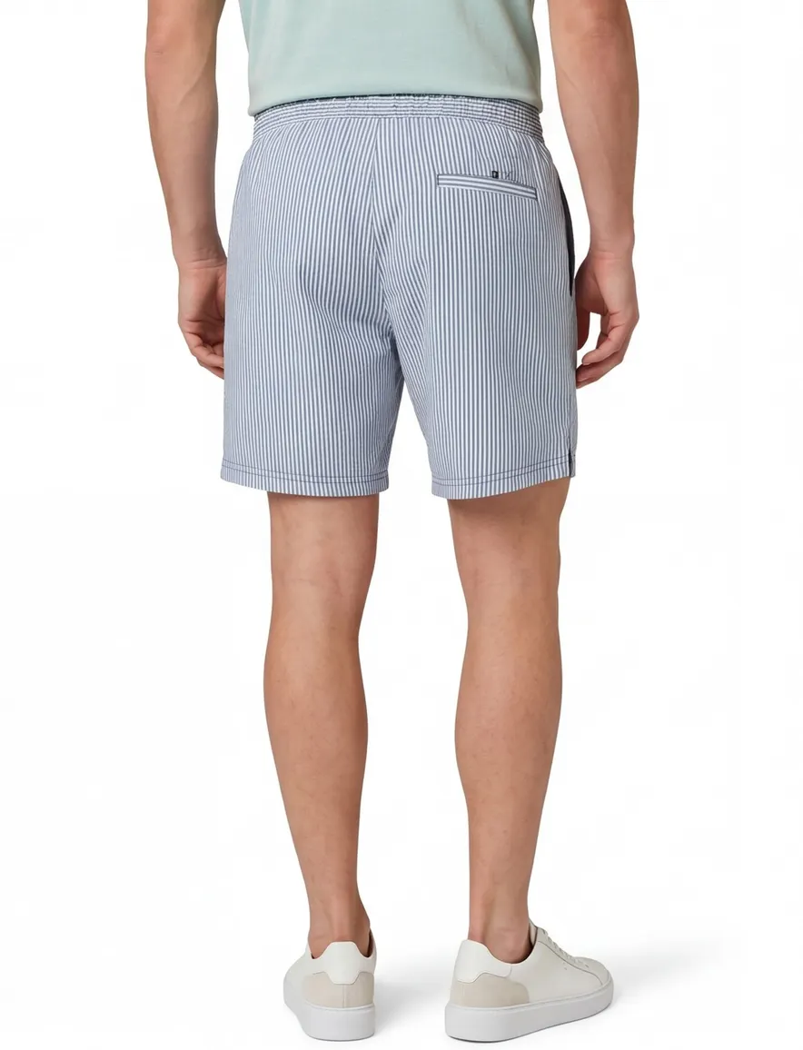 Boss Black Beach Velvetisch zwemshort blauw