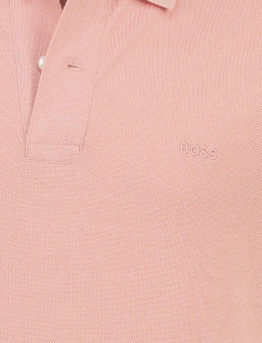 Hugo Boss Pallas polo roze 3-knoops