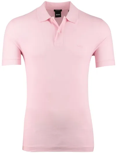 Hugo Boss BOSS Black Pallas poloshirt roze