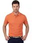 BOSS Black Pallas pique poloshirt oranje