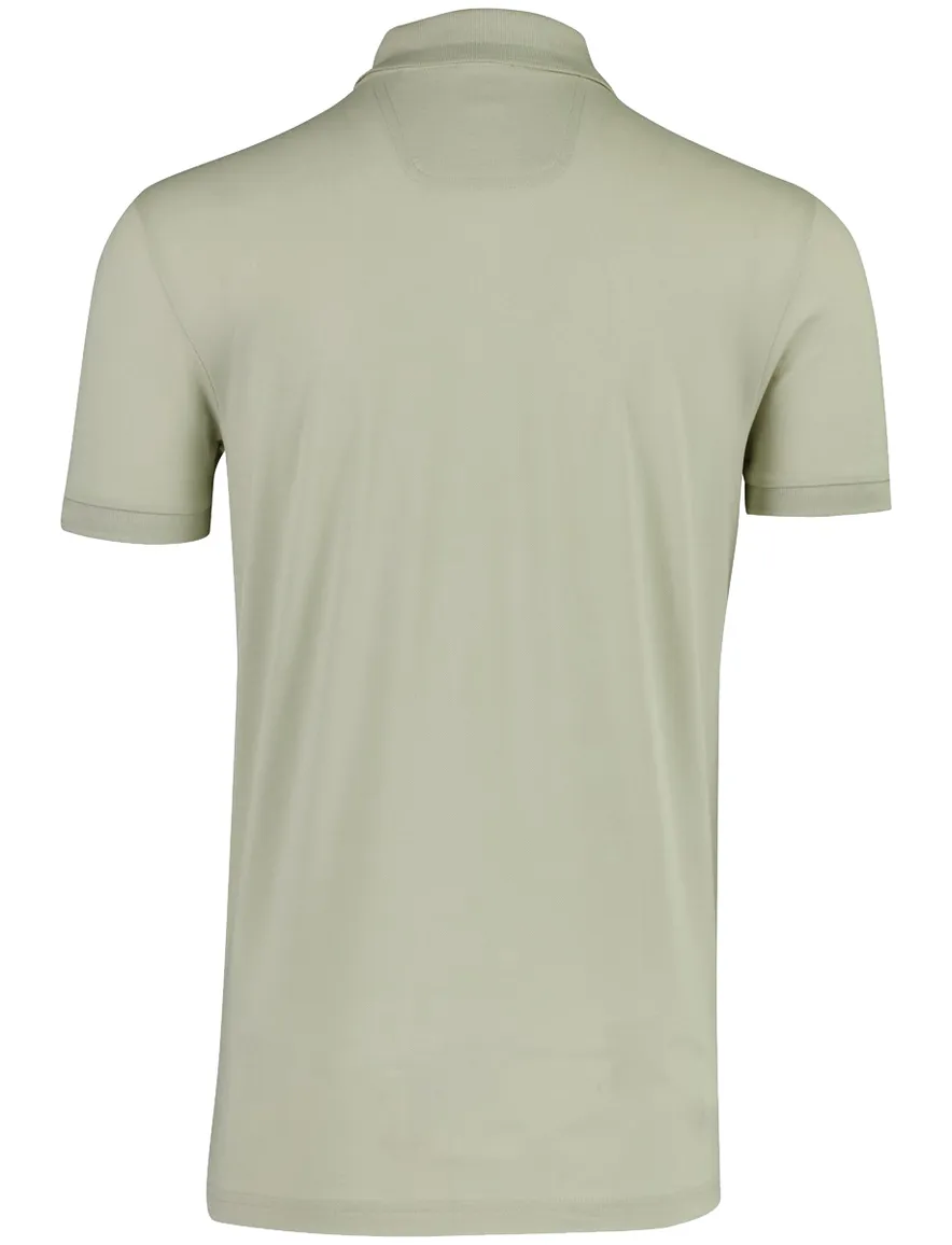 BOSS Green polo Regular Fit Pio lichtbeige