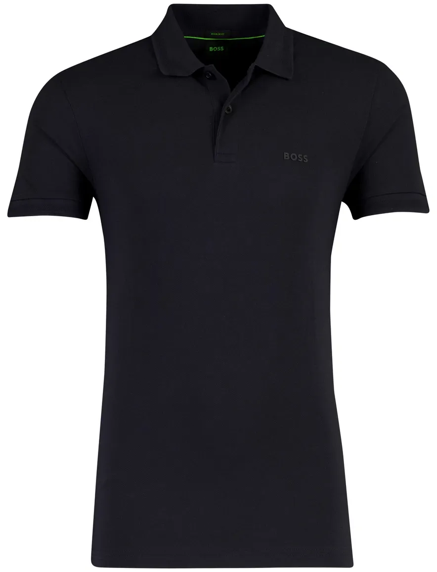 BOSS Green Pio 1 polo donkerblauw