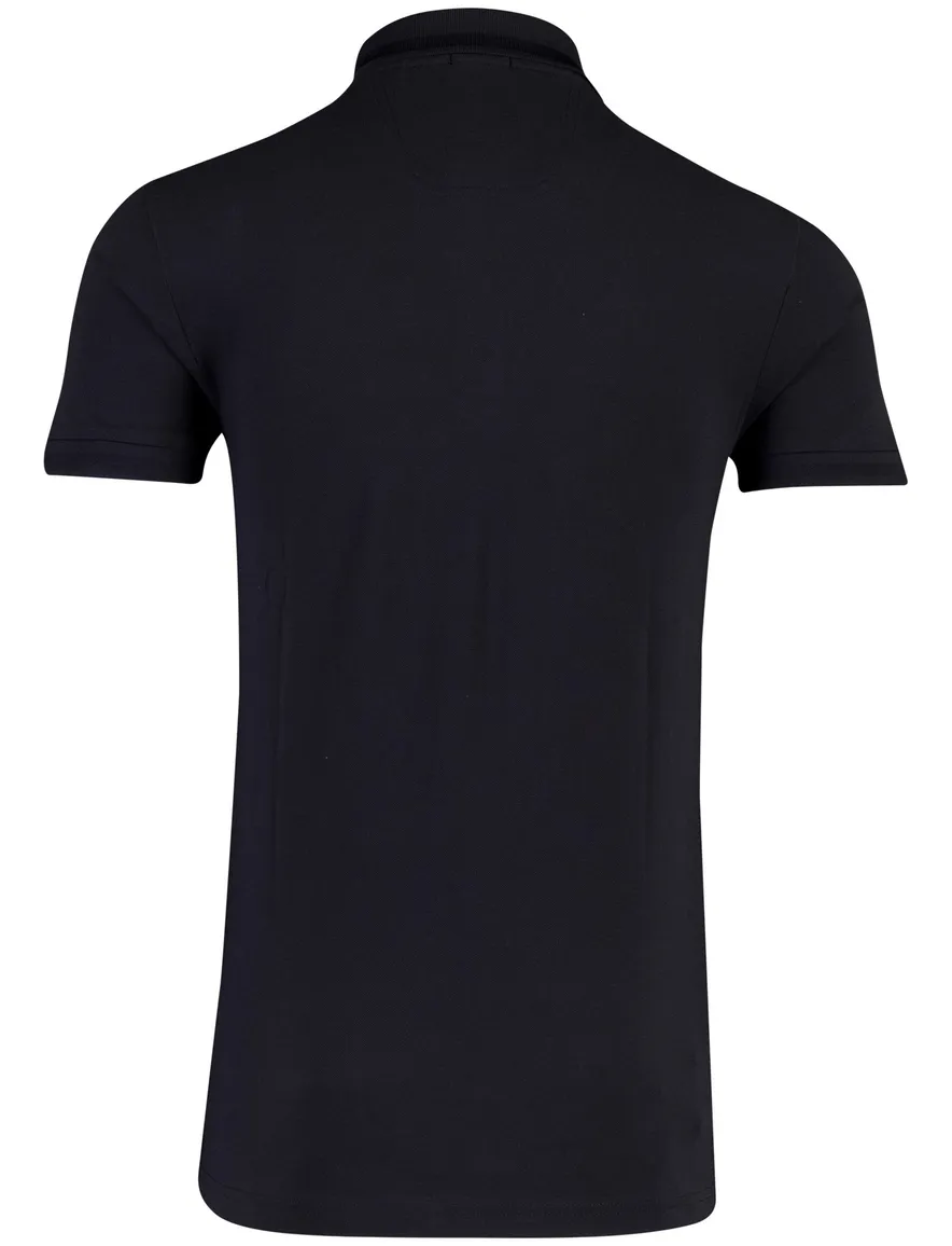 Normale fit poloshirt BOSS green pique donkerblauw