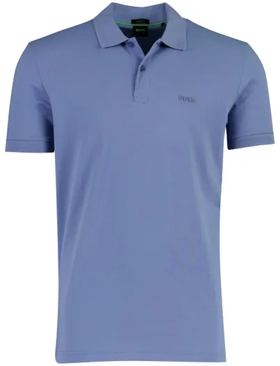 Hugo Boss BOSS Green Regular Fit Pio blauw polo