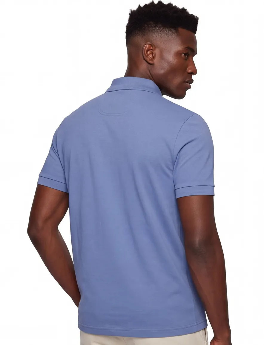 BOSS Green Regular Fit Pio blauw polo