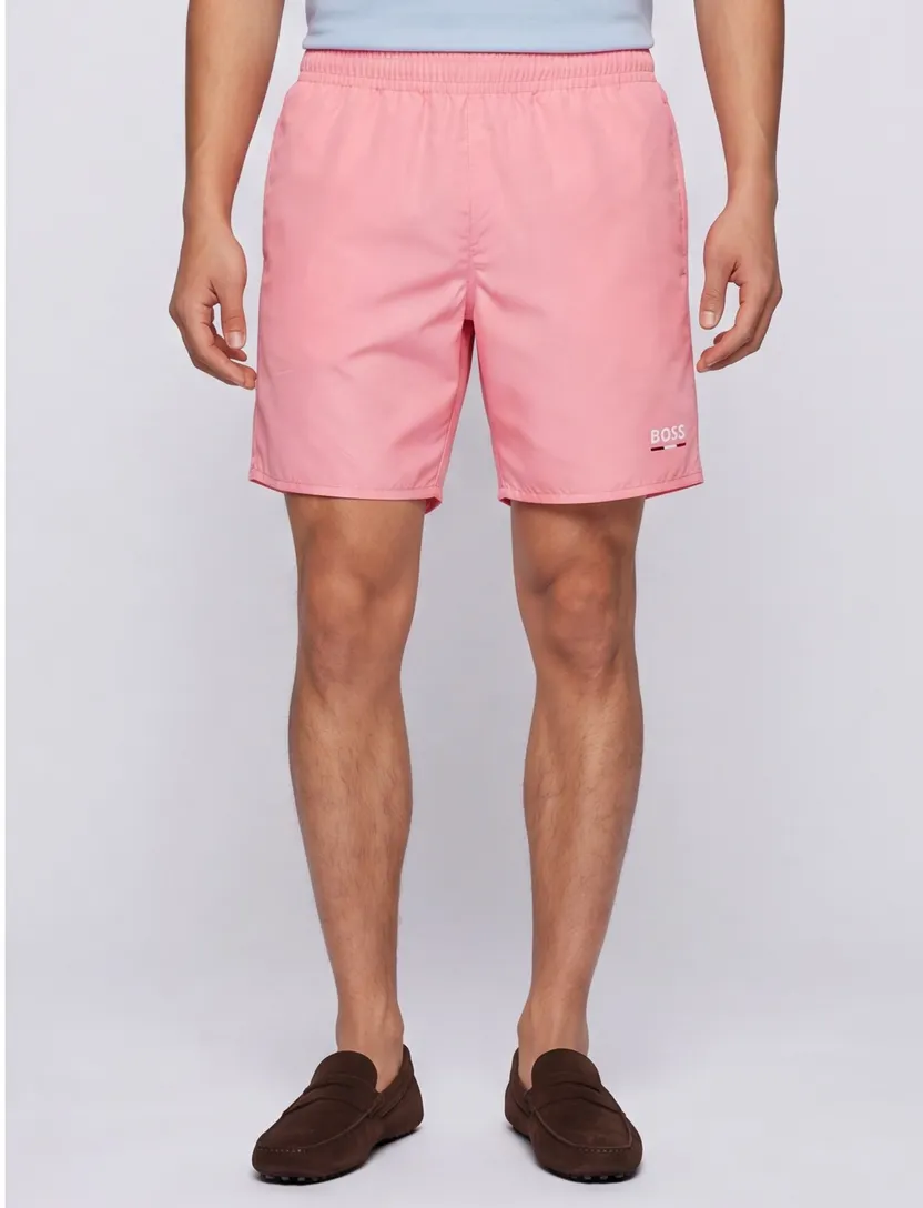 BOSS Black shorts roze zwembroek