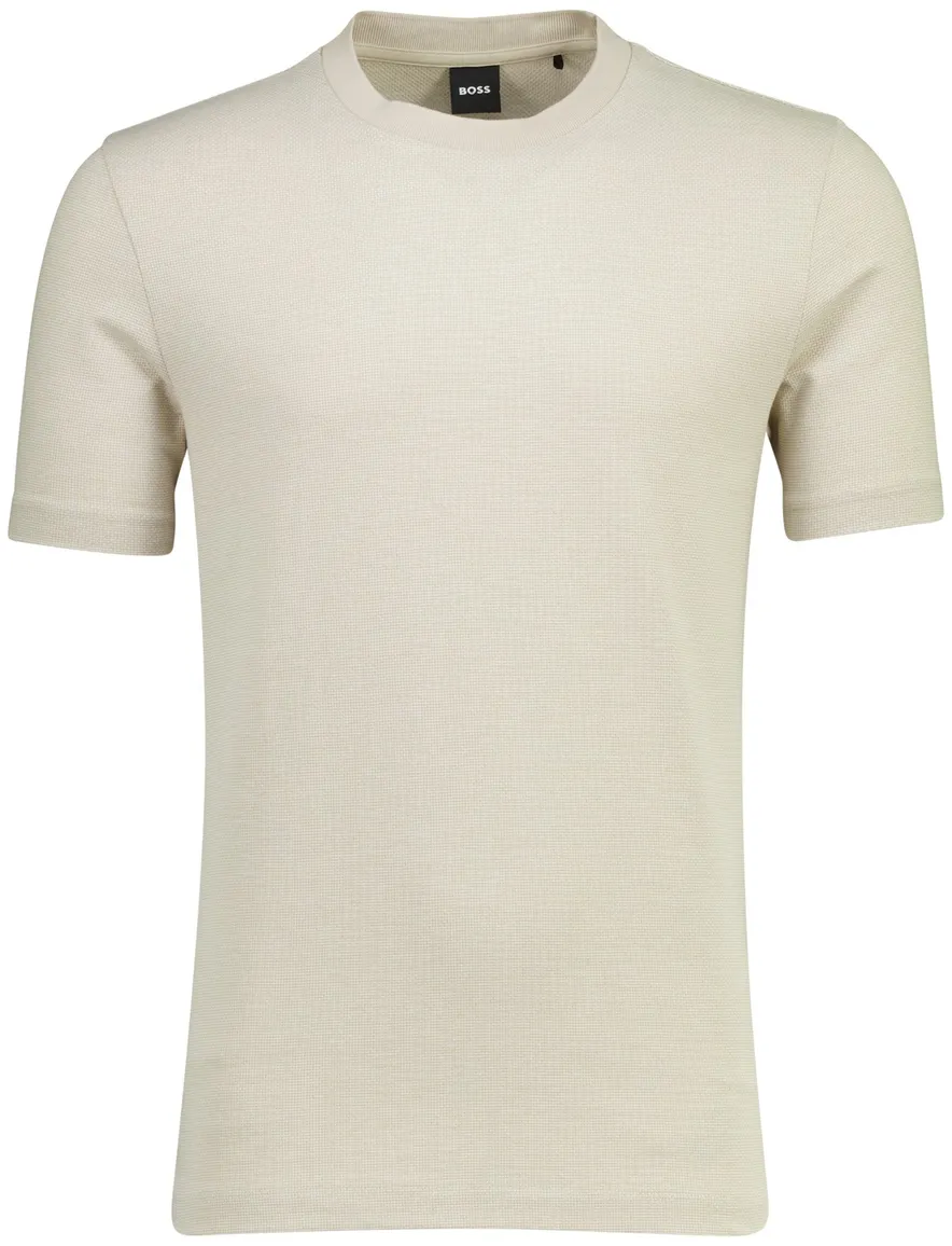 BOSS Black Thompson t-shirt ronde hals beige