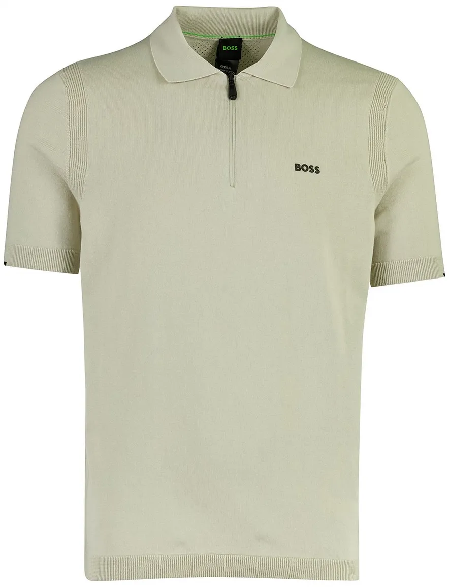 BOSS Green Ever-X PS beige groen polo