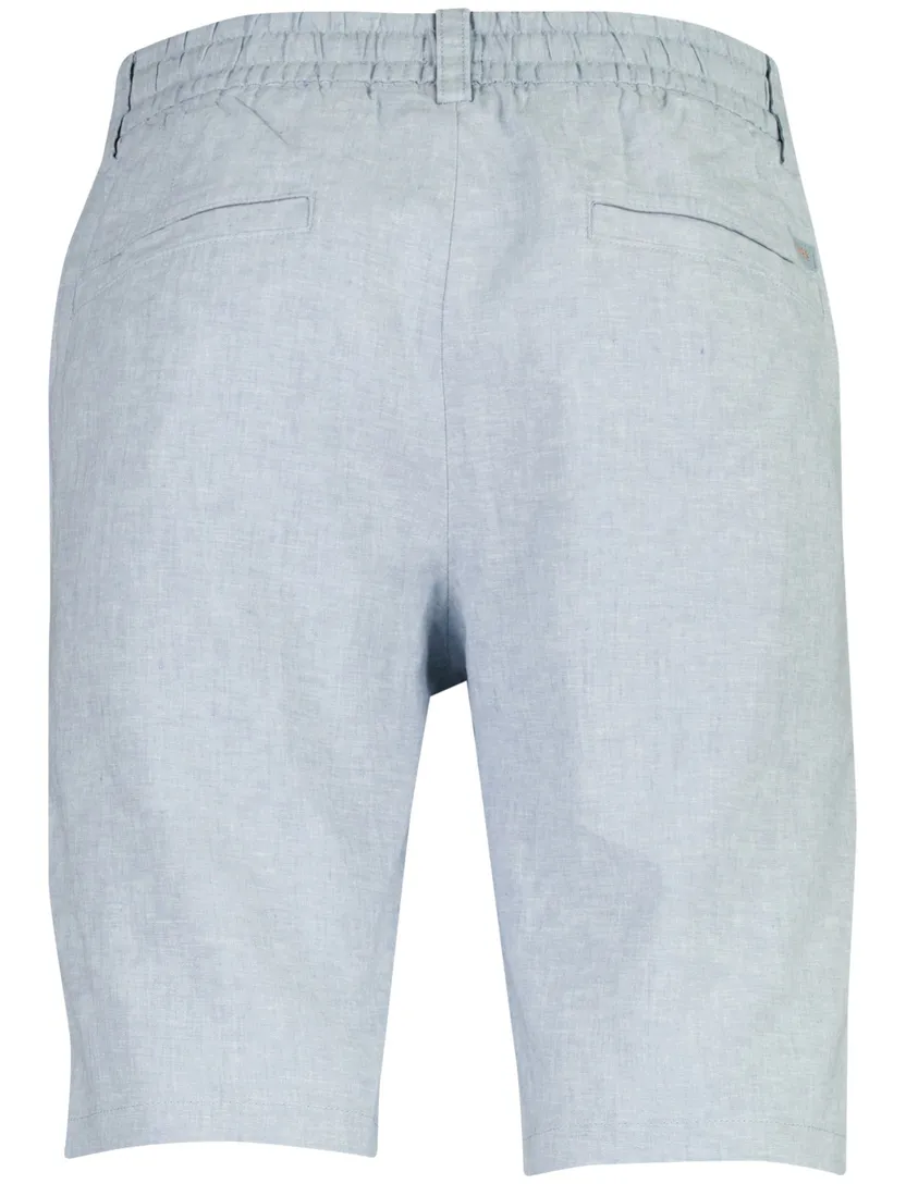 Shorts BOSS Orange lichtblauw linnen