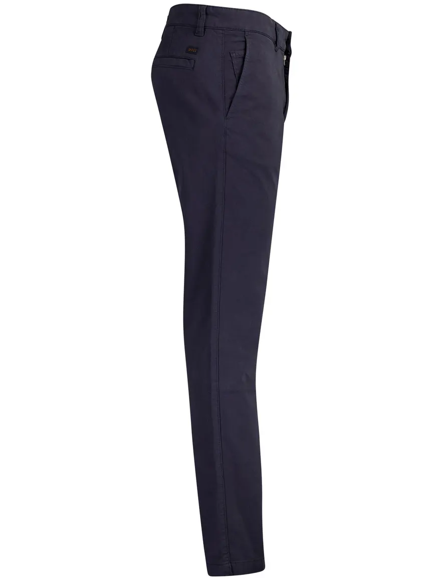 BOSS Orange Chino Tapered fit donkerblauw