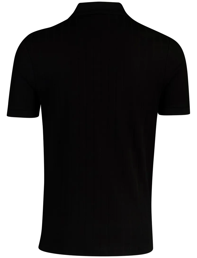 poloshirt korte mouw Boss Black zwart normale fit