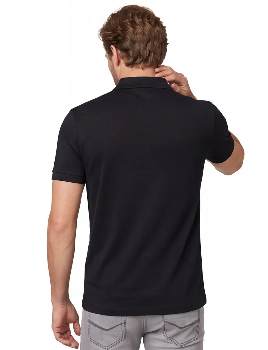 Boss Black polo zwart