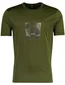 T-shirt BOSS Green porsche print donkergroen