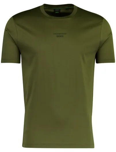 Hugo Boss T-shirt Hugo Boss BOSS Green donkergroen porsche