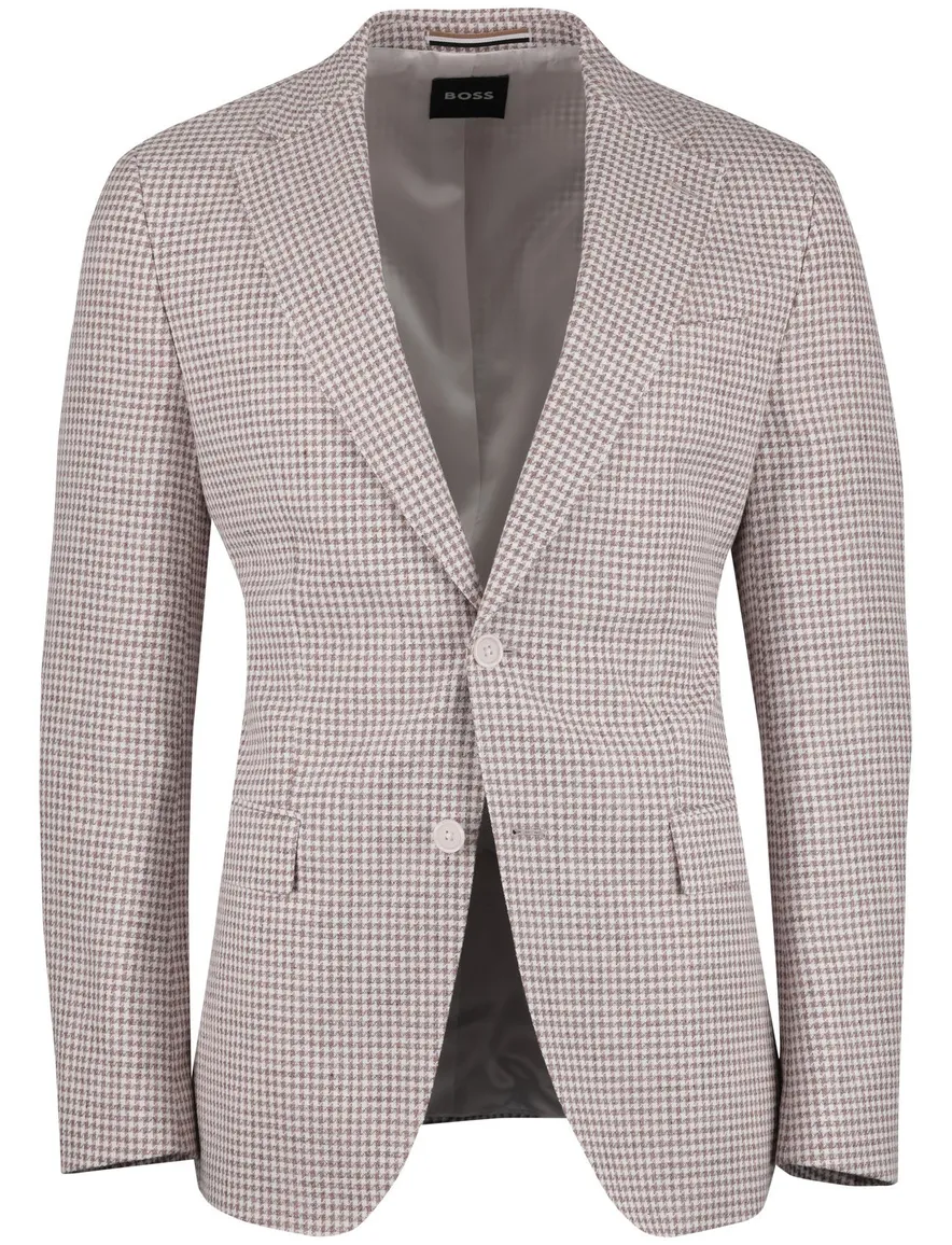 Boss H-Hutson-262 beige colbert linnen