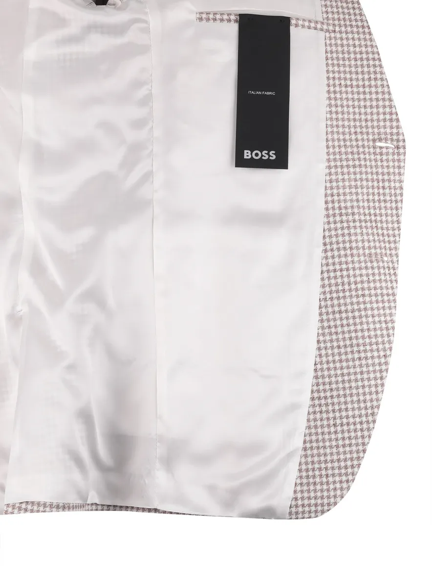 Boss H-Hutson-262 beige colbert linnen