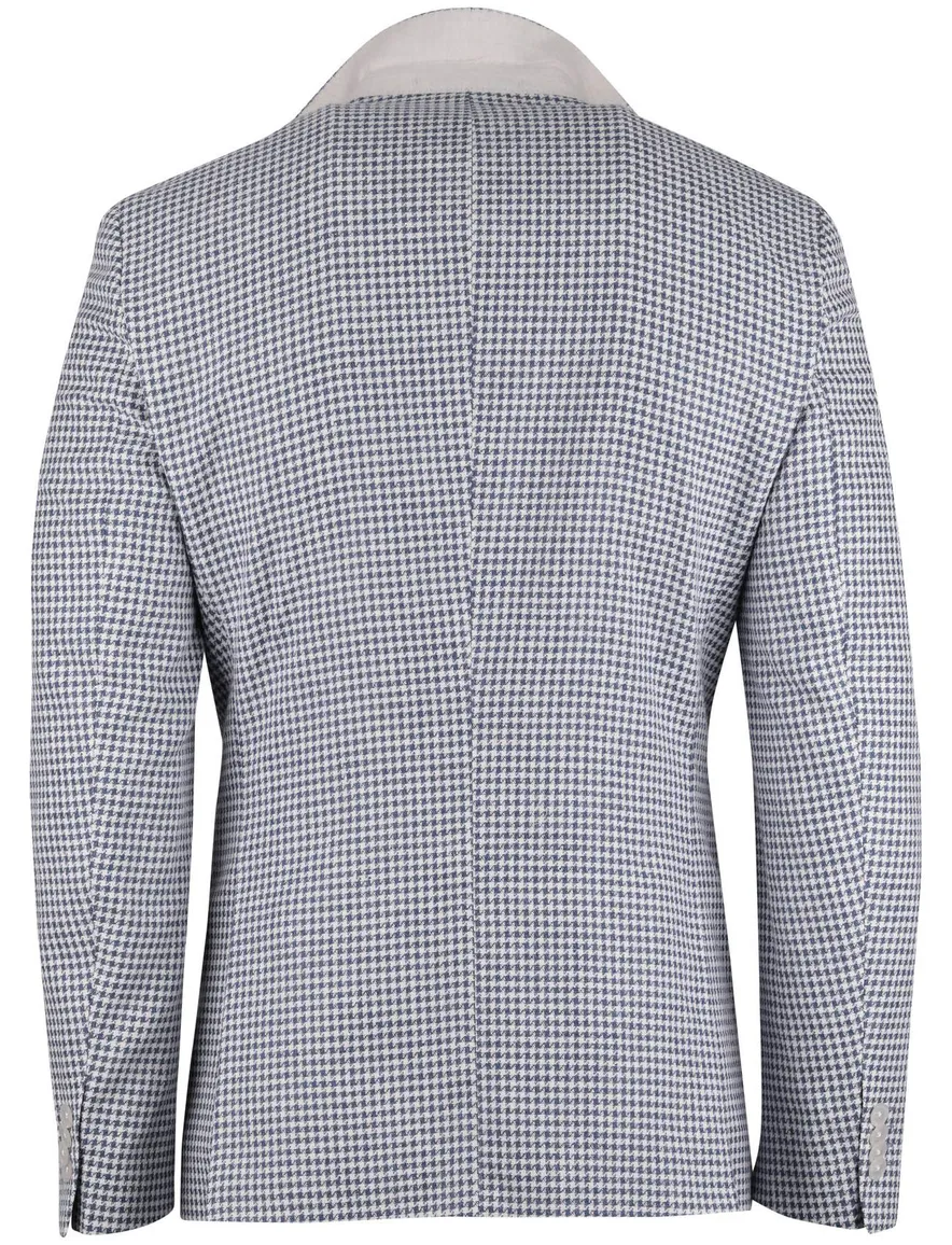 Boss H-Hutson-262 blauw colbert linnen