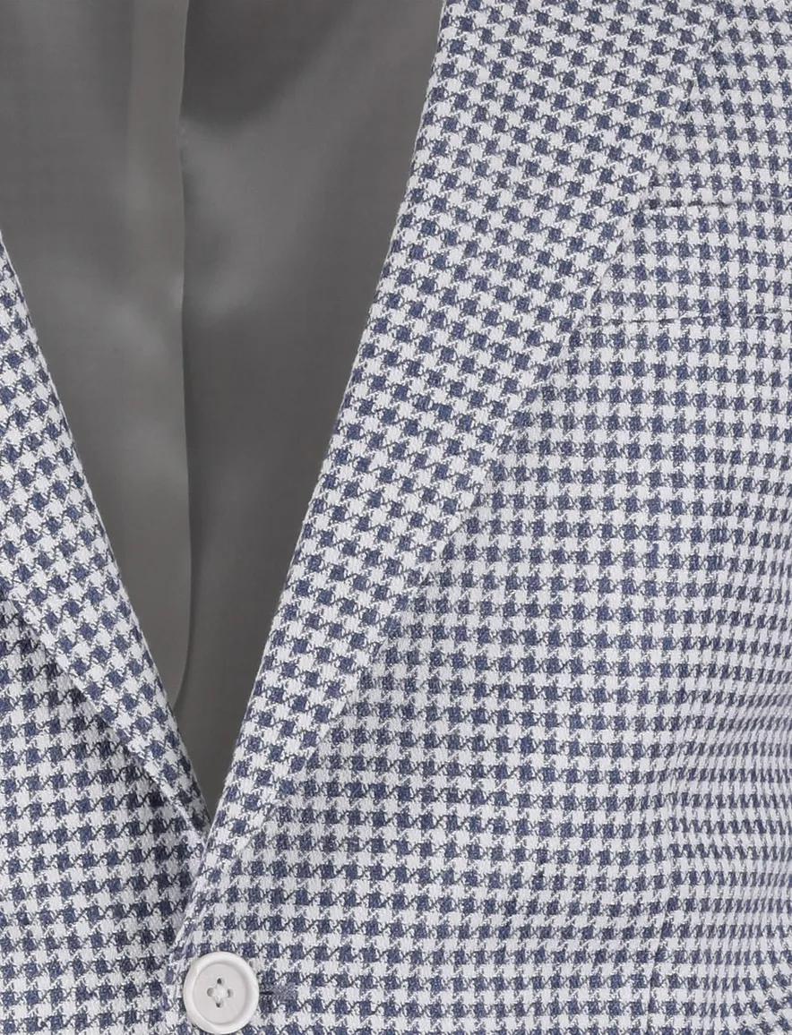 Boss H-Hutson-262 blauw colbert linnen