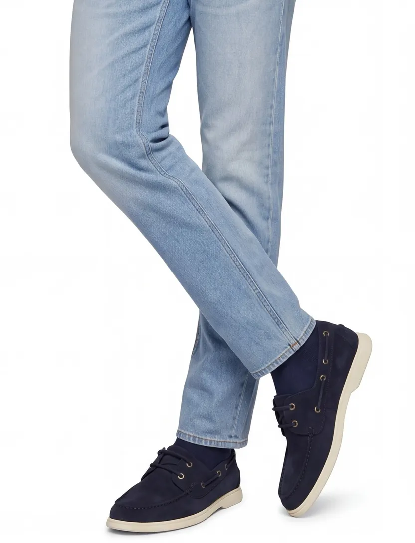 Instapper suede donkerblauw BOSS Sienne