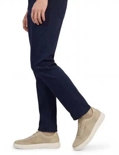 Hugo Boss Beige sneaker BOSS structuur