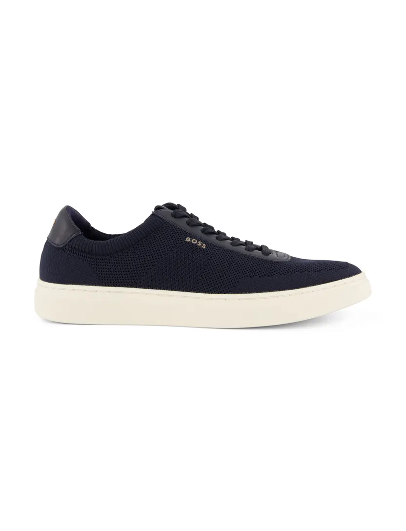 Schoenen BOSS Black donkerblauw structuur