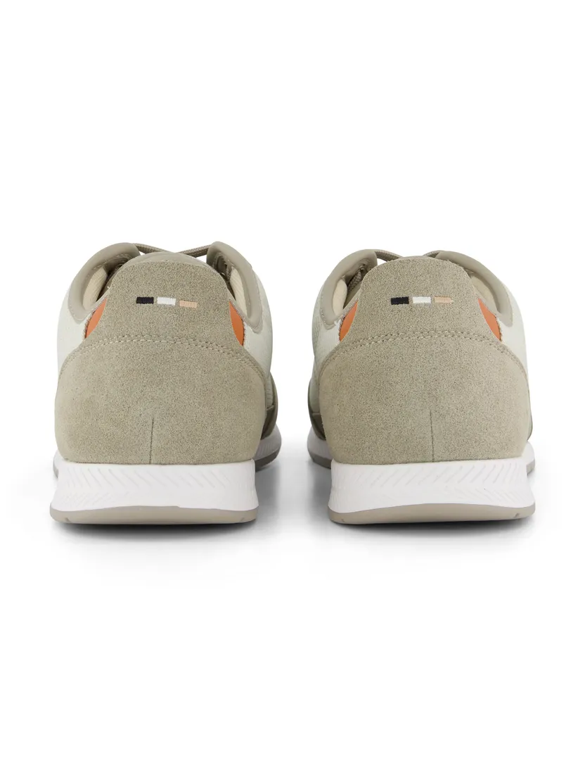 Sneaker beige BOSS Nitan Lowp Txmx vlakken