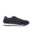 Donkerblauwe Boss sneakers suede