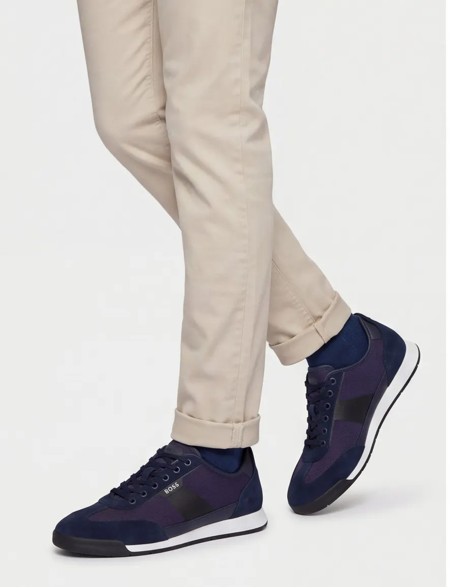 Boss black ortholite sneakers navy