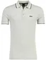 Poloshirt Boss Green Paddy korte mouw lichtgrijs gemeleerd