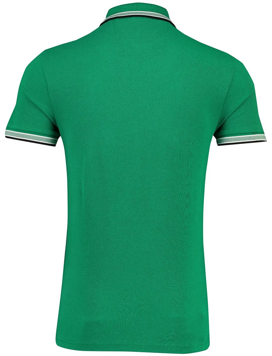 Pique BOSS Green Paddy korte mouw polo groen