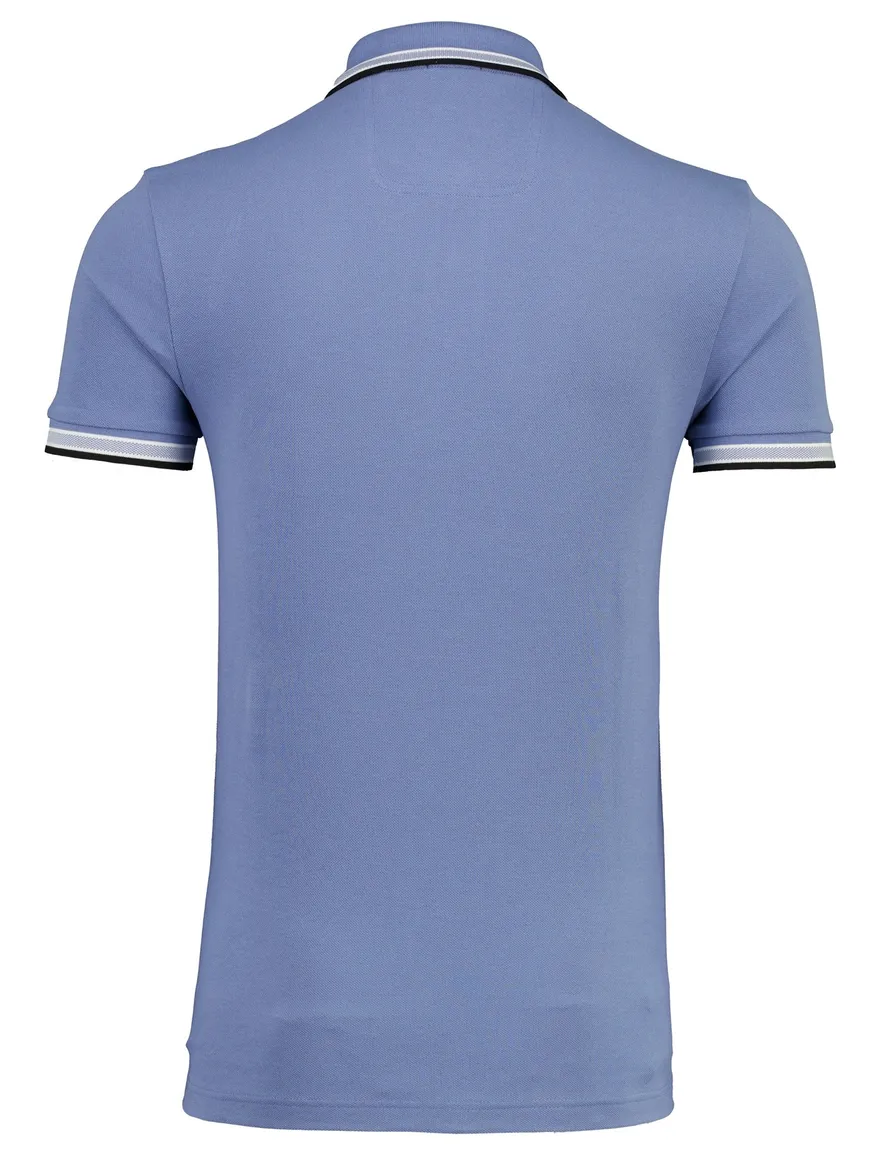 Blauwe Paddy polo BOSS Green pique