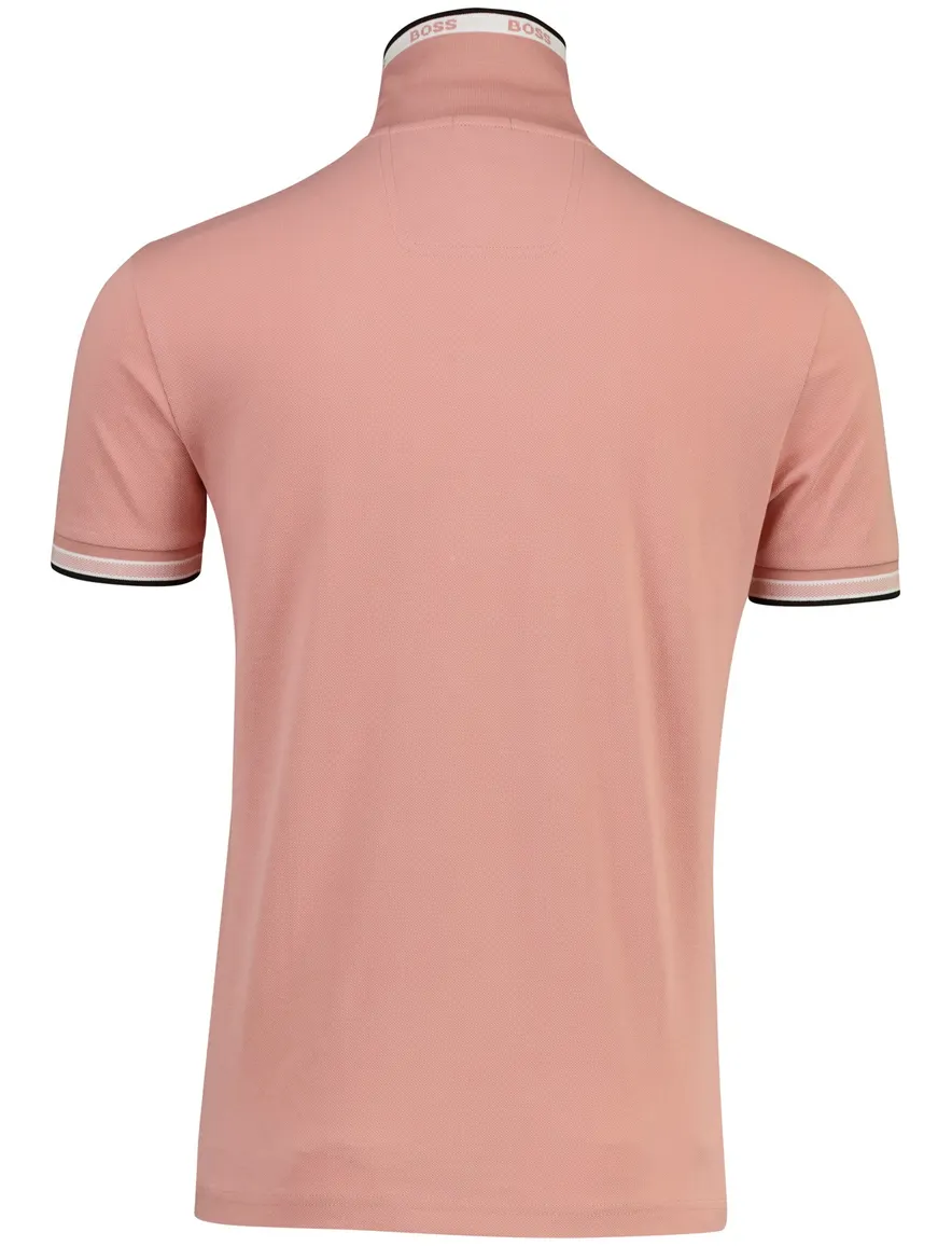 Boss Green Paddy poloshirt pastel roze