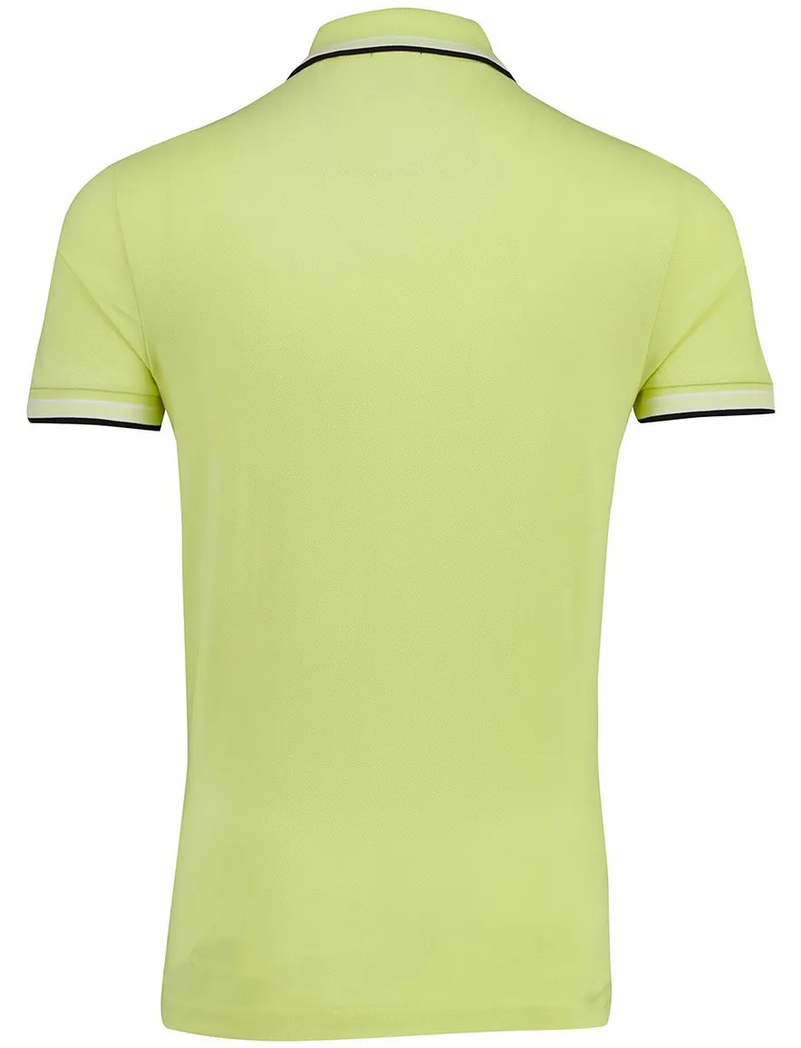 Korte mouw BOSS Green Paddy polo geel 3-knoops