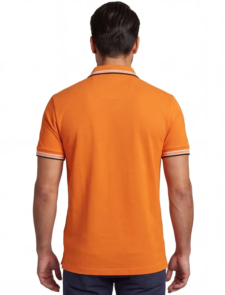 Boss Green Paddy poloshirt regular fit oranje