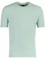 T-shirt BOSS Orange turquoise logo katoen