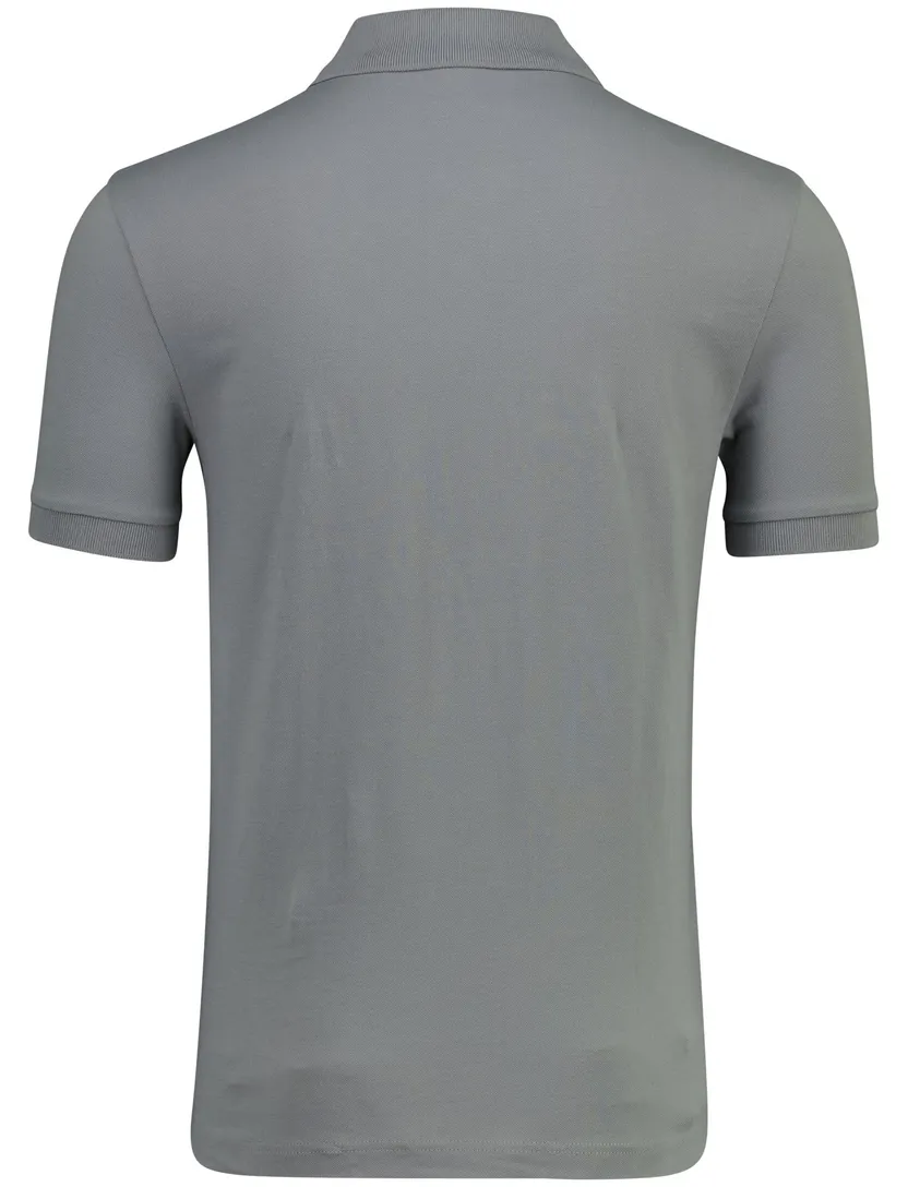 Zilverkleurig poloshirt BOSS Orange Passenger korte mouw