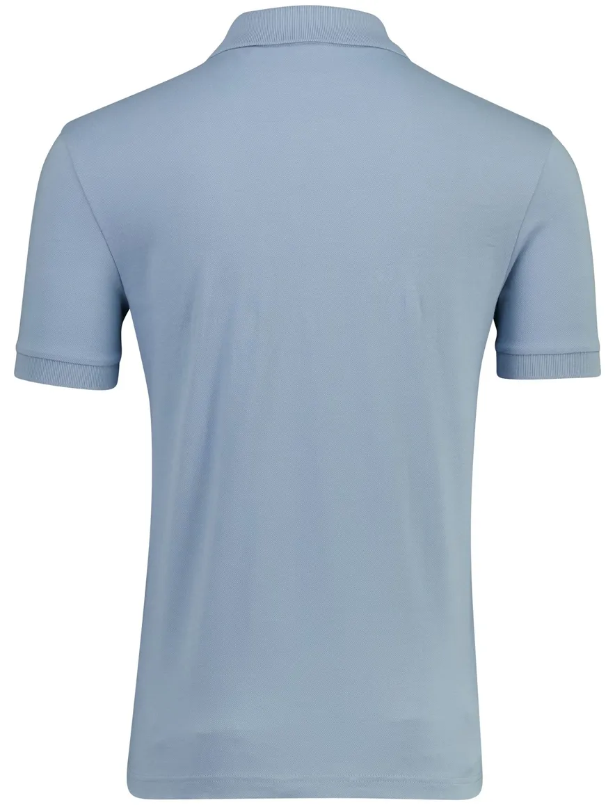 BOSS Orange Passenger poloshirt korte mouw lichtblauw