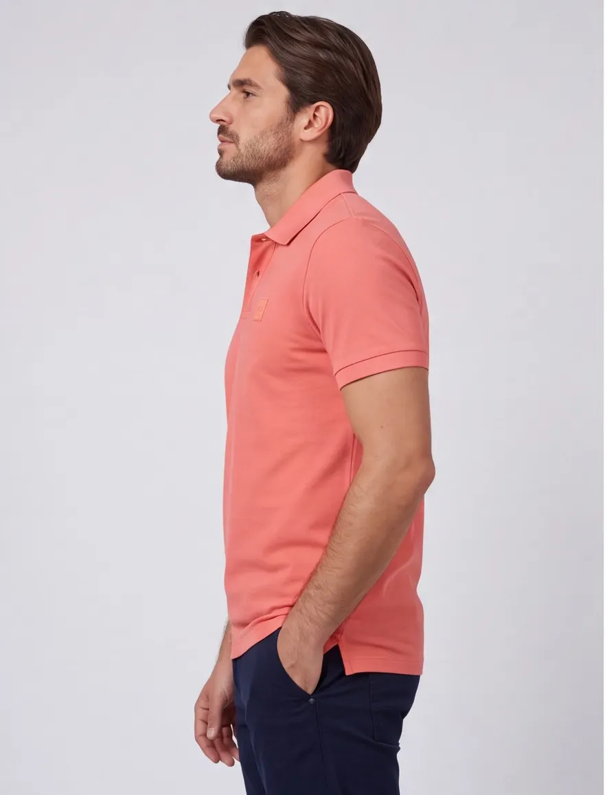 Polo BOSS Orange Passenger zalmroze