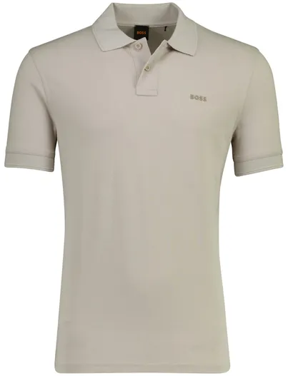 Hugo Boss BOSS Orange Prime poloshirt korte mouw grijs