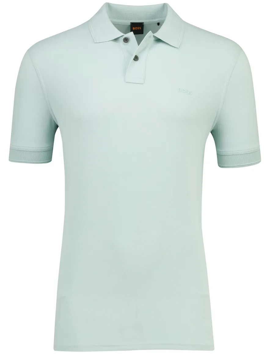 turquoise polo Boss Orange Prime 100% katoen