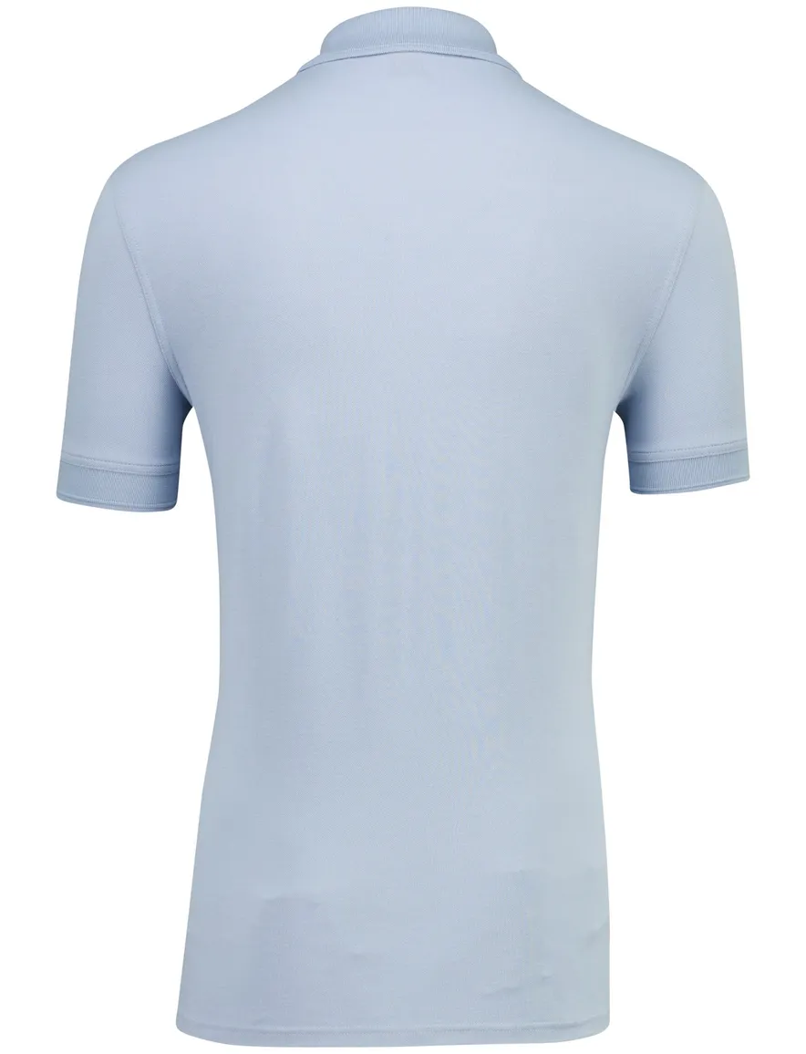 BOSS Orange Prime poloshirt lichtblauw
