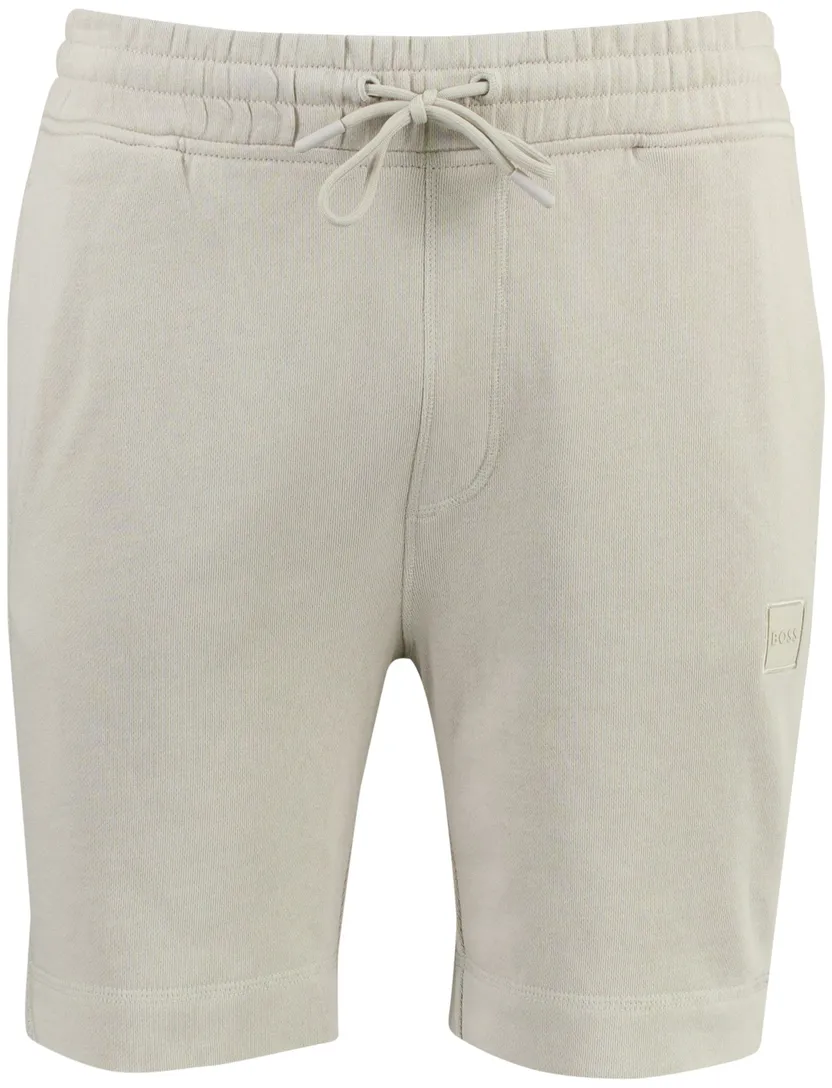 Korte broek BOSS Orange Sewalk beige normale fit elastische band