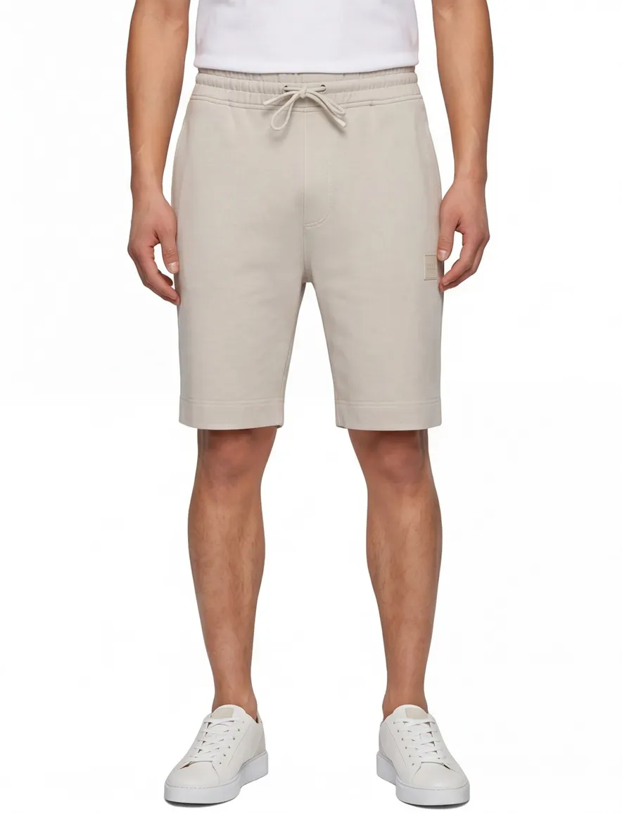 Beige korte broek BOSS Orange Sewalk normale fit