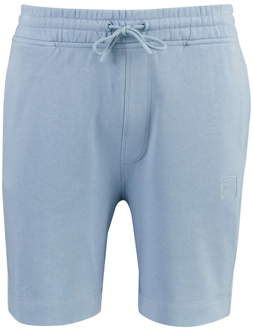 Korte broek BOSS Orange Sewalk lichtblauw normale fit